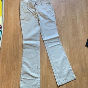 Arizona khaki boot cut pants